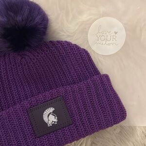 💜 NWT Winona State University Love Your Melon Beanie 💜
